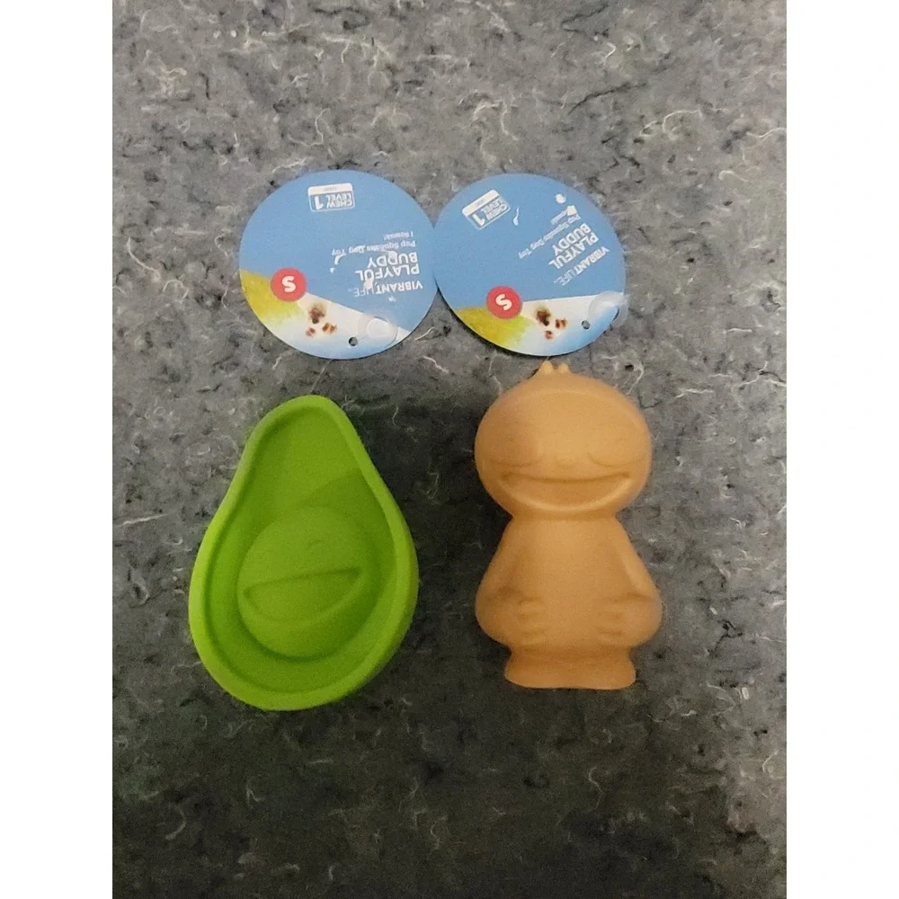Virbrant Life Small Dog Toy Pup Squeaks Set of two‎